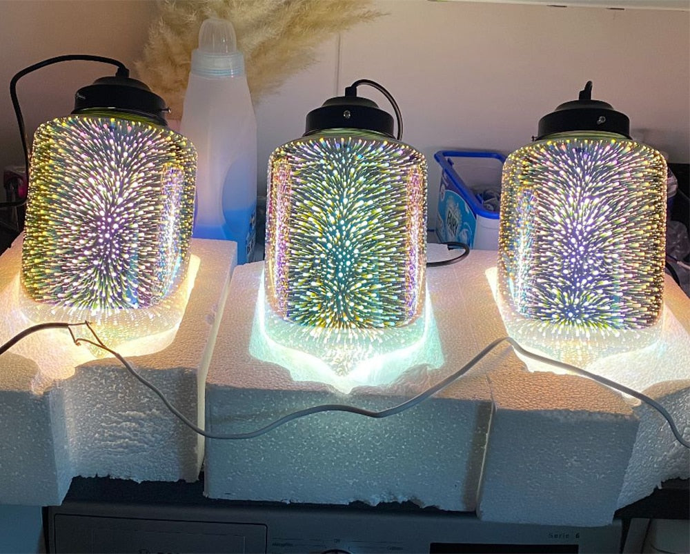 Firework Glass Pendant Light Fixture