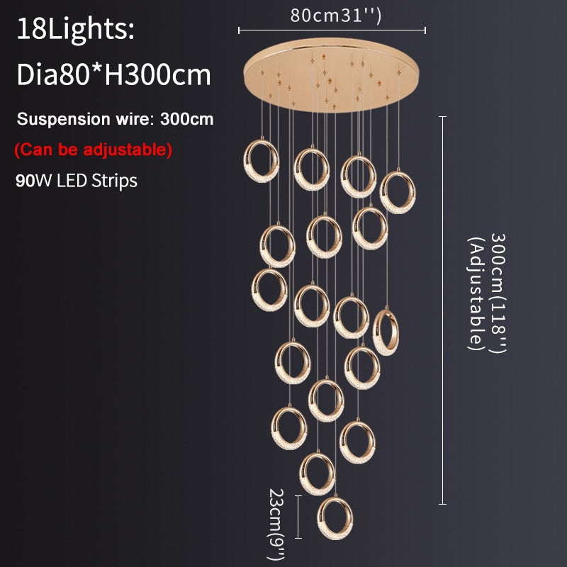 Ylk The Ring Modern Pendant Lamp