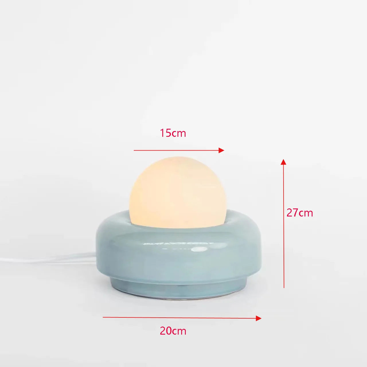 New Glass Ball Ceramic Table Lamp