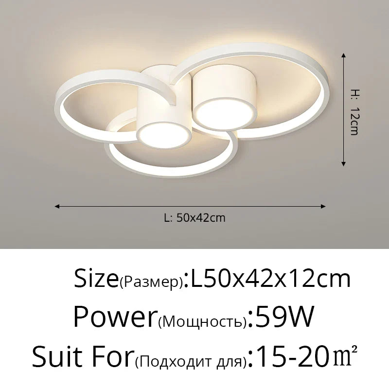 Qiyi Modern Ceiling Chandelier Lights