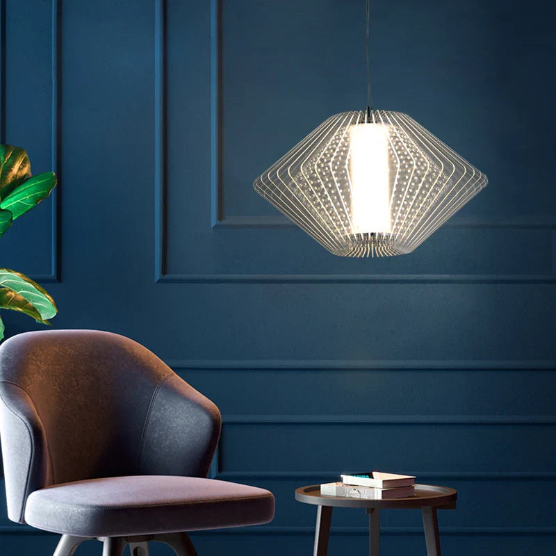 Modern Acrylic Pendant Lamp LED Simple Dandelion Hanging Light