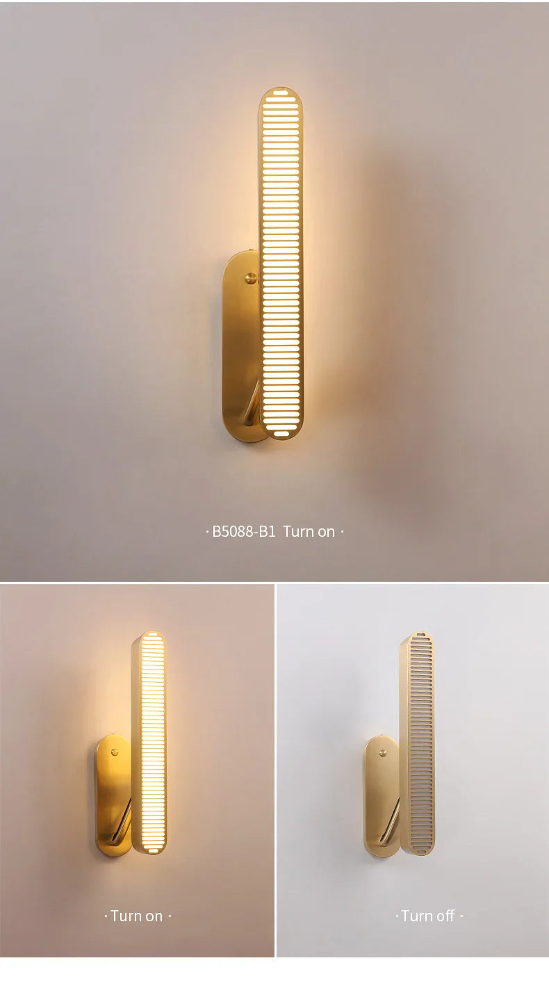 Postmodern Creative Copper Wall Lamp