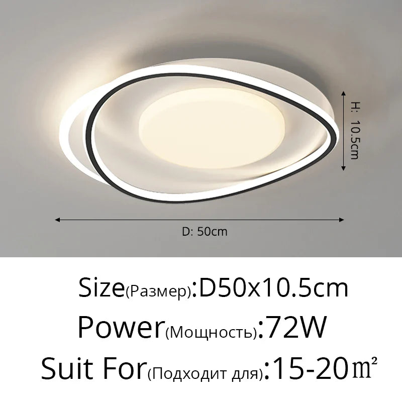 Qiyi Sutash Modern Acrylic Ceiling Lamp