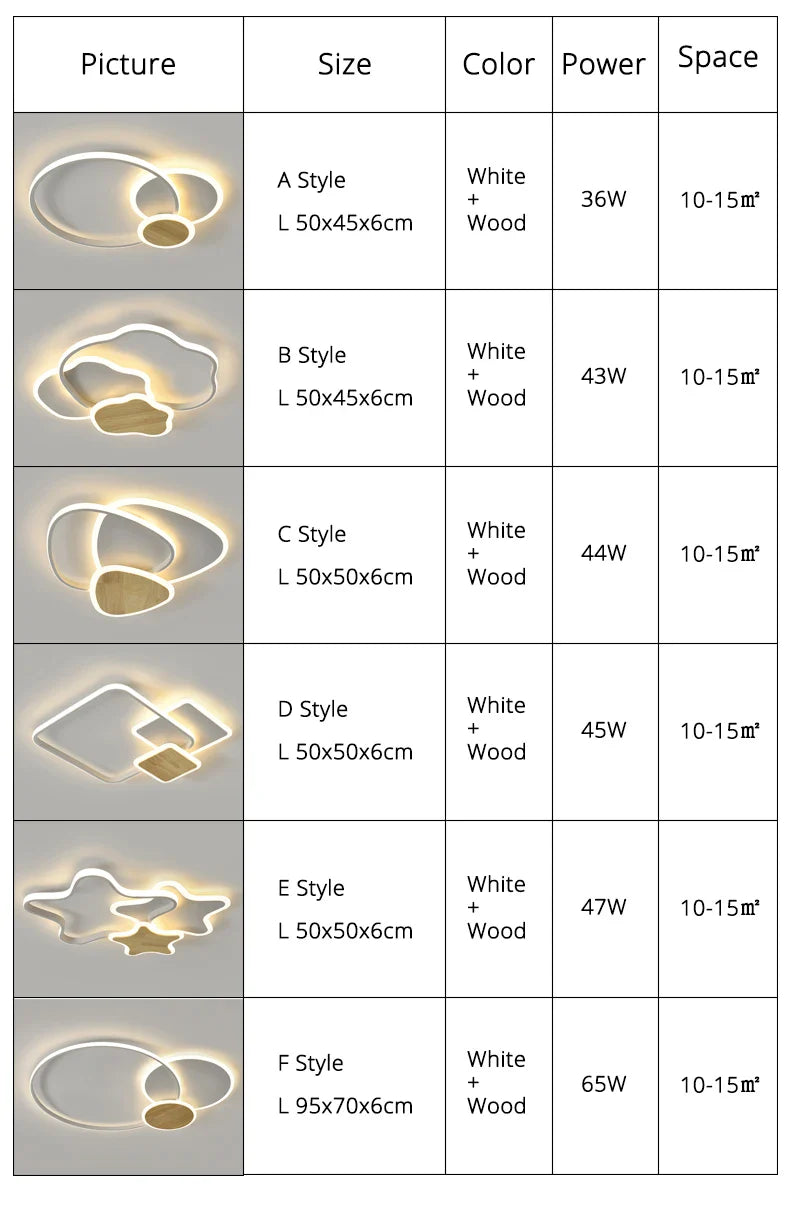 Qiyi Fluifust Modern LED Ceiling Fixture