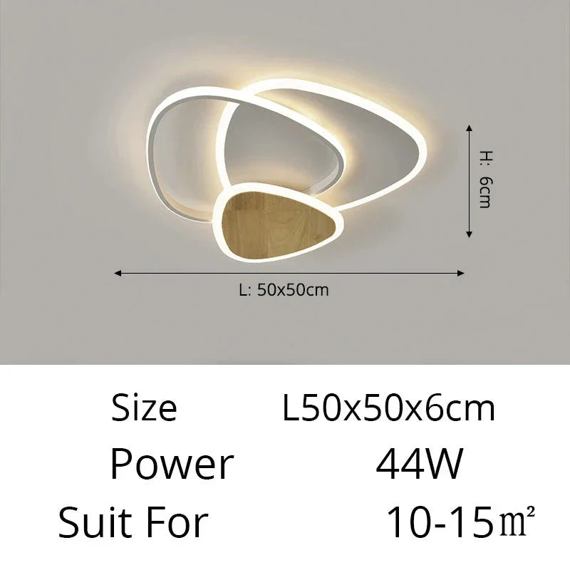 Qiyi Fluifust Modern LED Ceiling Fixture
