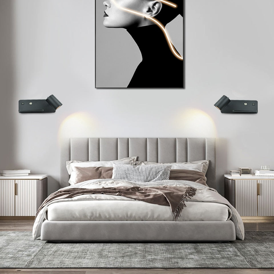 Yoe Modern USB Wireless Wall Light