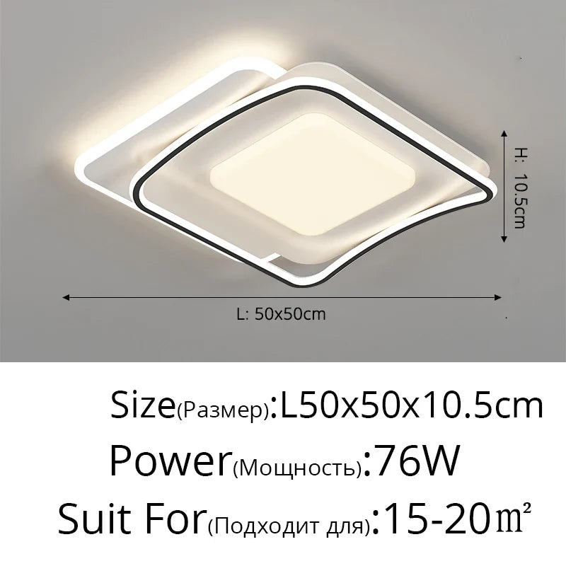 Qiyi Sutash Modern Acrylic Ceiling Lamp