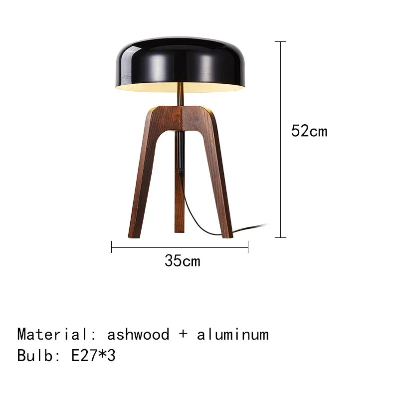 Vonee Classic Solid Wood Lamp