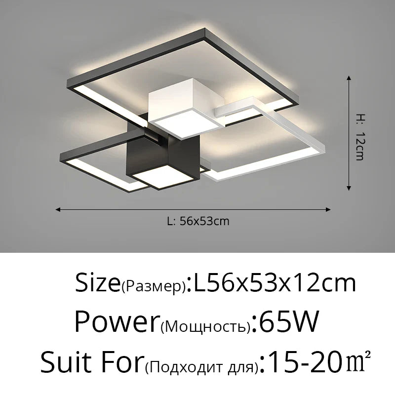 Qiyi Modern Ceiling Chandelier Lights