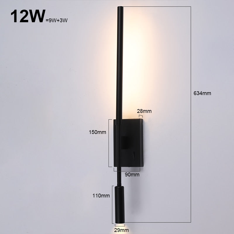 Zern Minlast Modern LED Wall Lamp