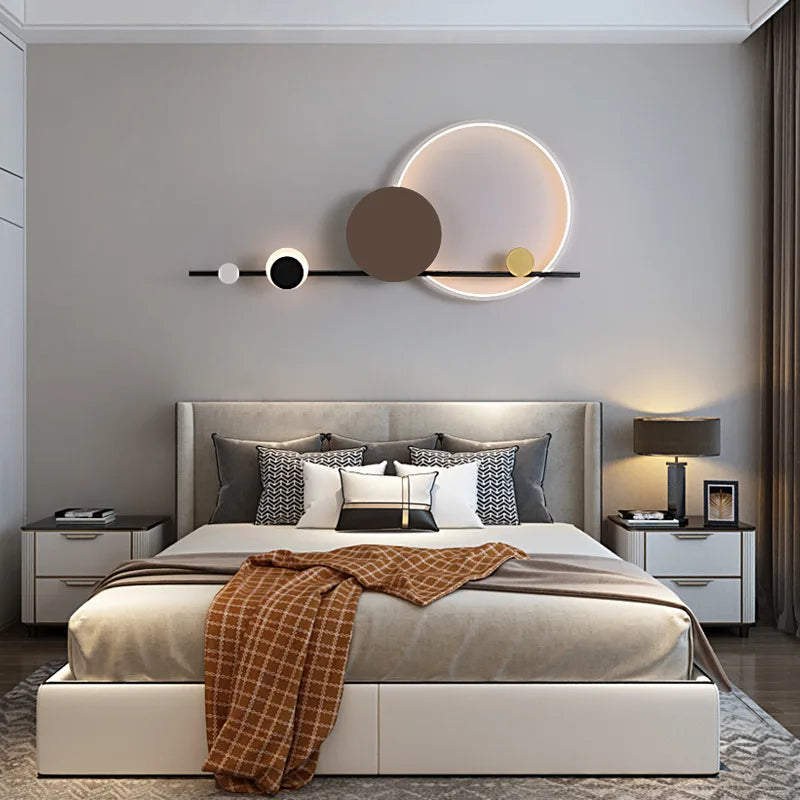 Cerative LED Wall Lights Hotel Lobby Living Room Bedroom Wall Lamps