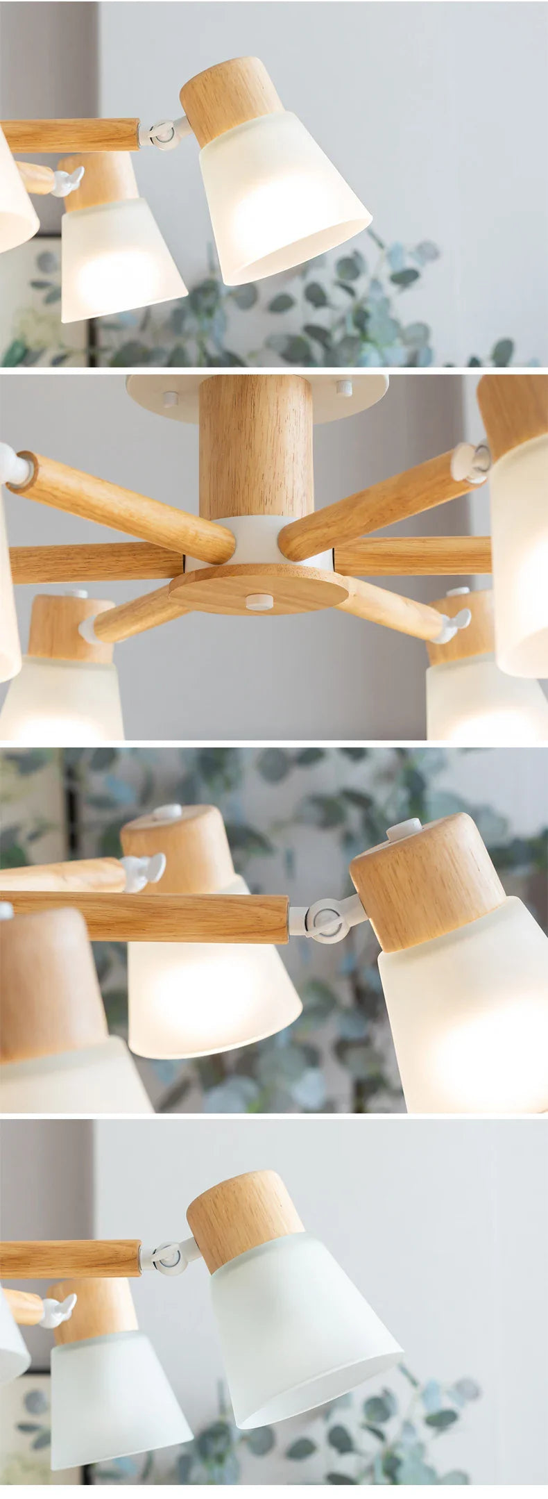 Wl Guay Nordic Wooden Chandelier