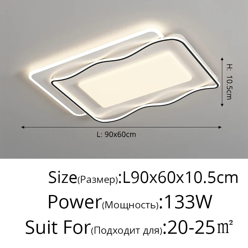 Qiyi Sutash Modern Acrylic Ceiling Lamp