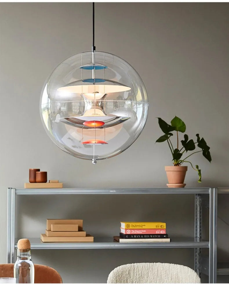 Denmark Nordic Designer Acrylic Planet Pendant Lights
