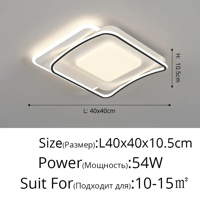 Qiyi Sutash Modern Acrylic Ceiling Lamp