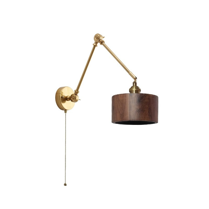 IW Noon Black Wooden -  Left Right Rotate LED Wall