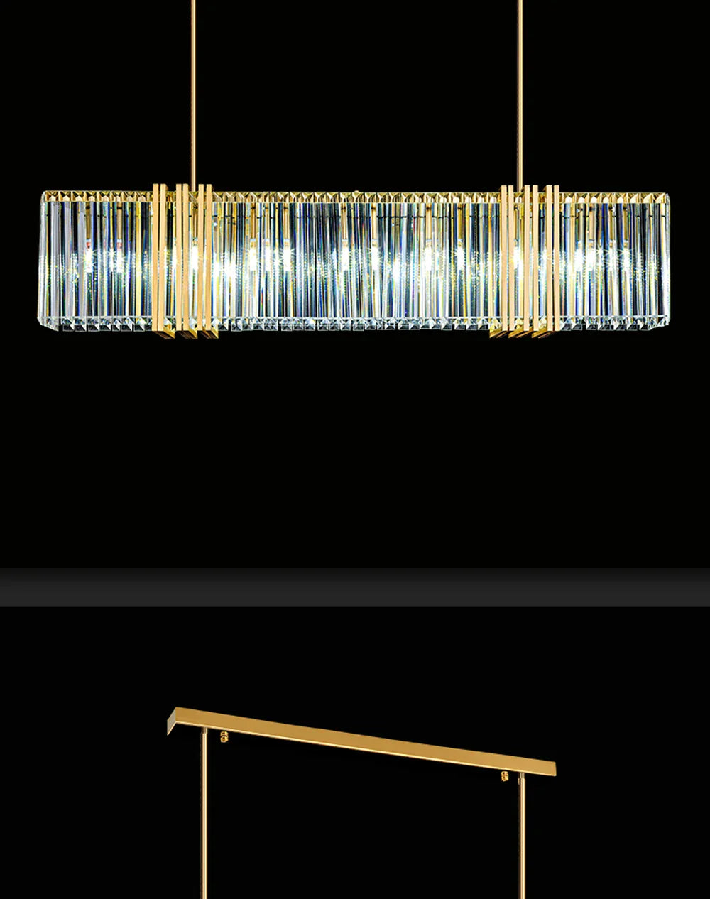 Lustre Dimmable LED Chandelier