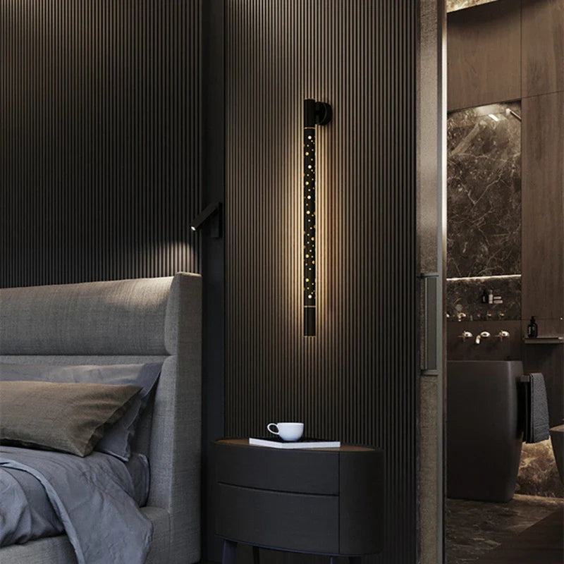 Postmodern Nordic Copper Bedside Sconce