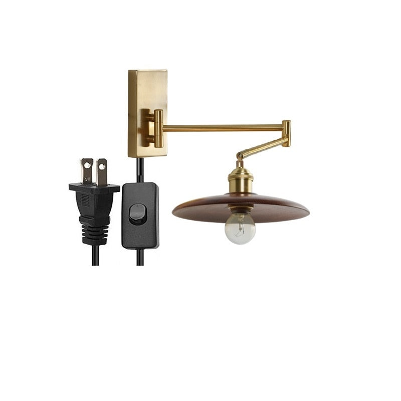 IW Noon Black Wooden -  Left Right Rotate LED Wall
