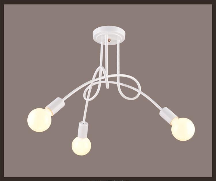 Xc Anon Retro Wrought Iron Chandelier