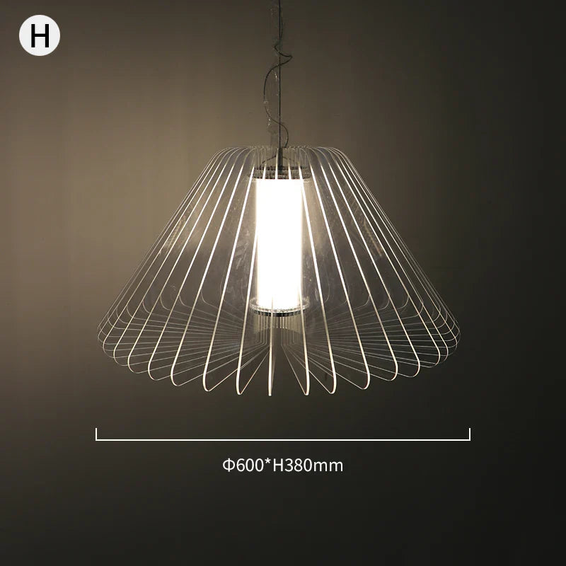 Modern Acrylic Pendant Lamp LED Simple Dandelion Hanging Light