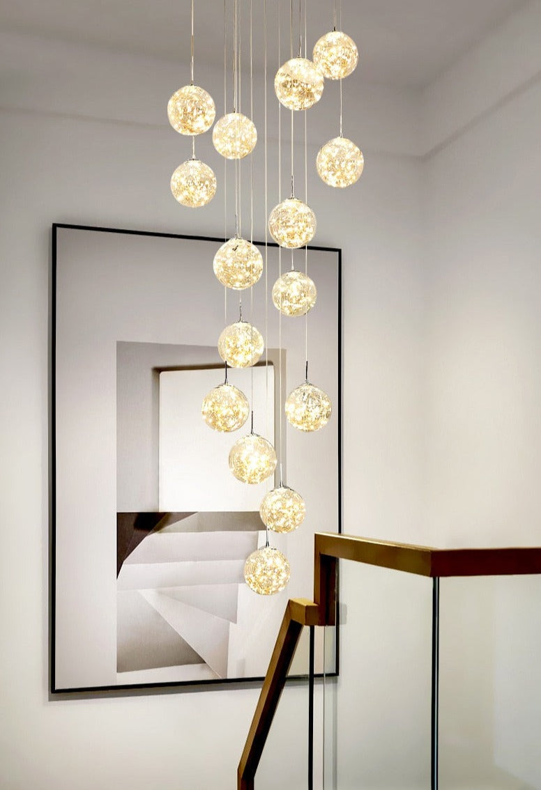 Yotal Modern Glass Ball Chandelier