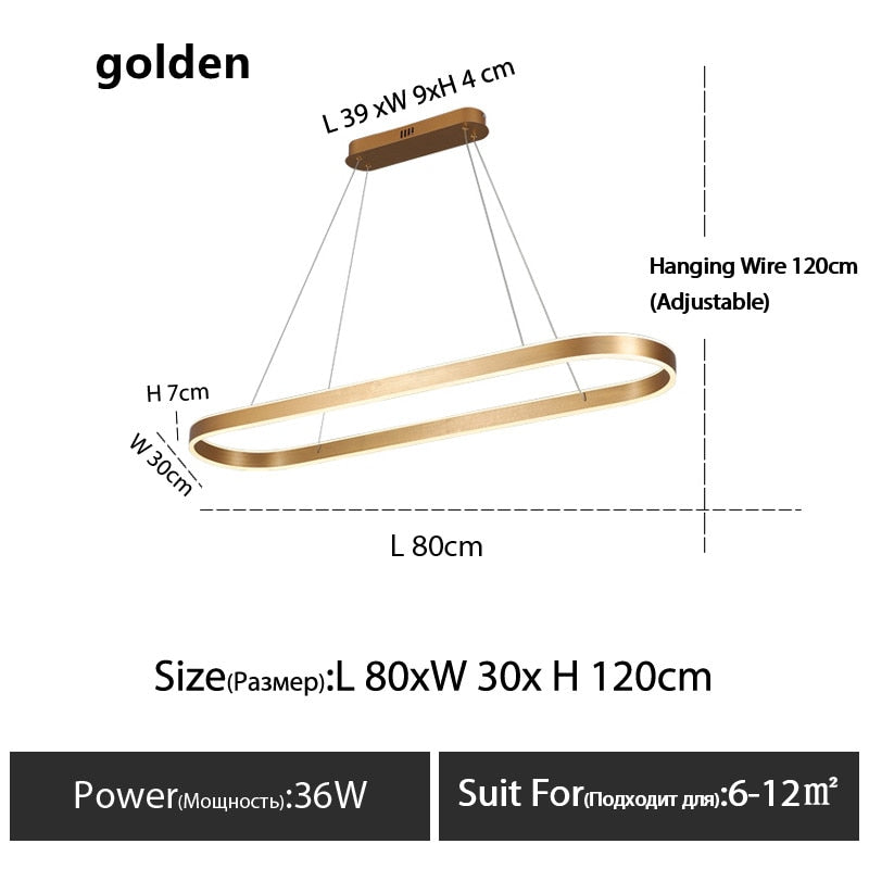 Voong Modern Ring Pendant Lamp