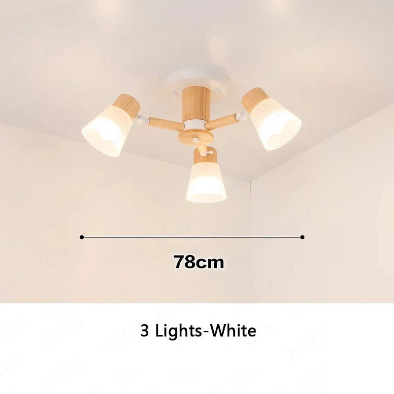 Wl Guay Nordic Wooden Chandelier