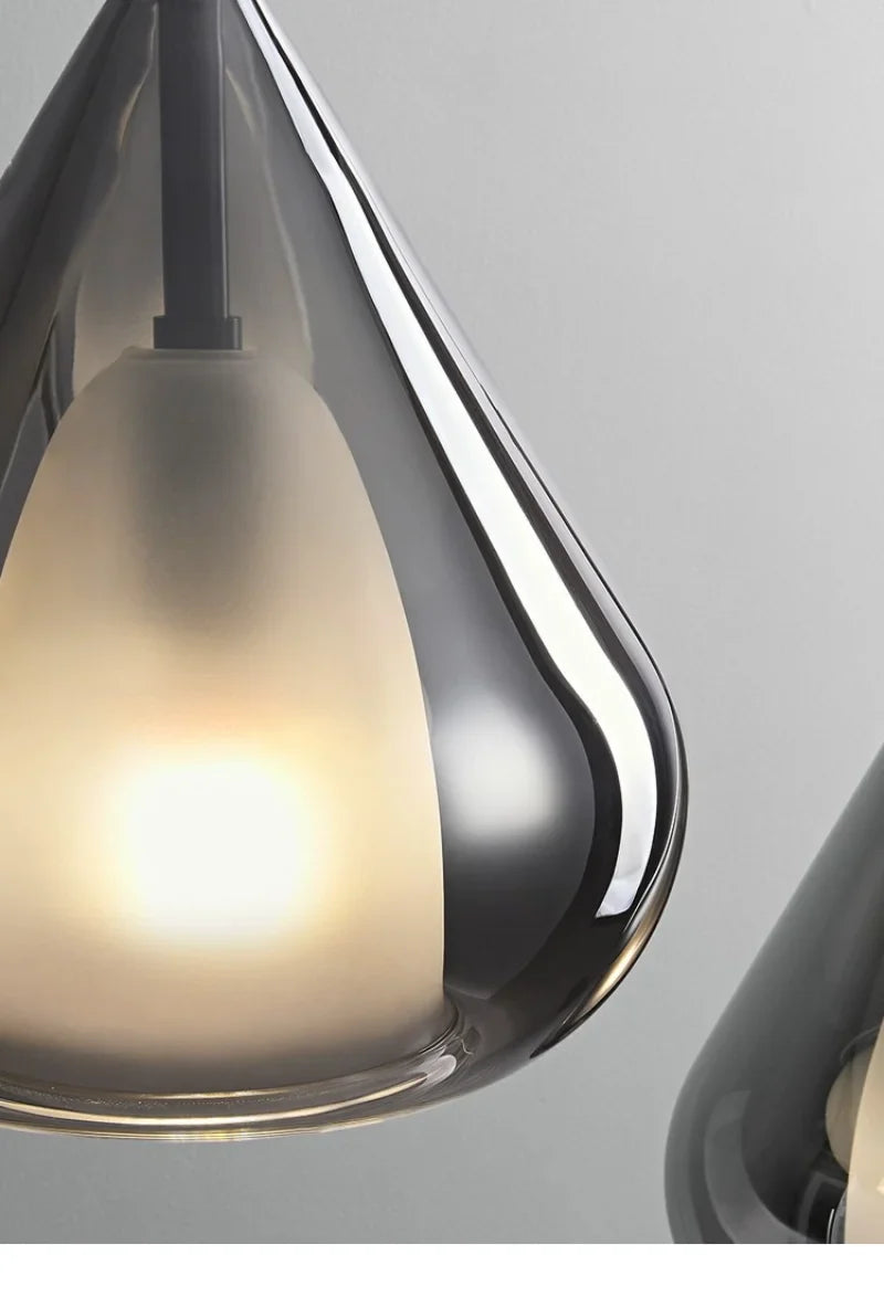 Modern Smoky Gray Pendant Lights