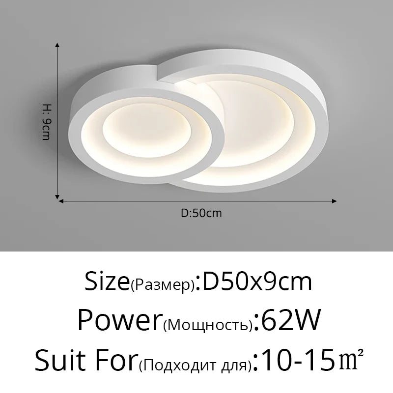 Qiyi Stylish Circle Ceiling Lamp
