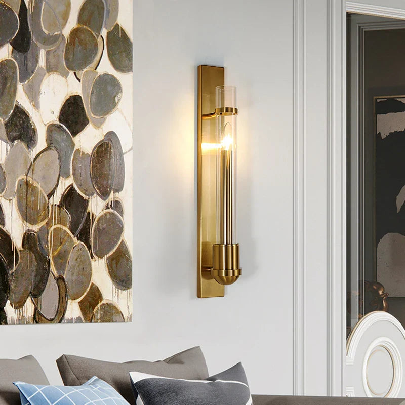 Modern American Style Golden Wall Lamp
