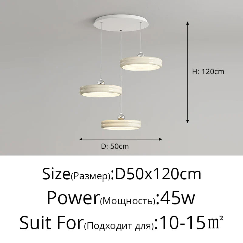 Qiyi Somdave Luxury Circular Pendant Light