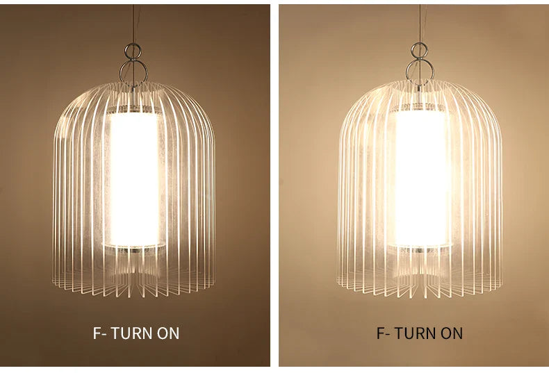 Modern Acrylic Pendant Lamp LED Simple Dandelion Hanging Light