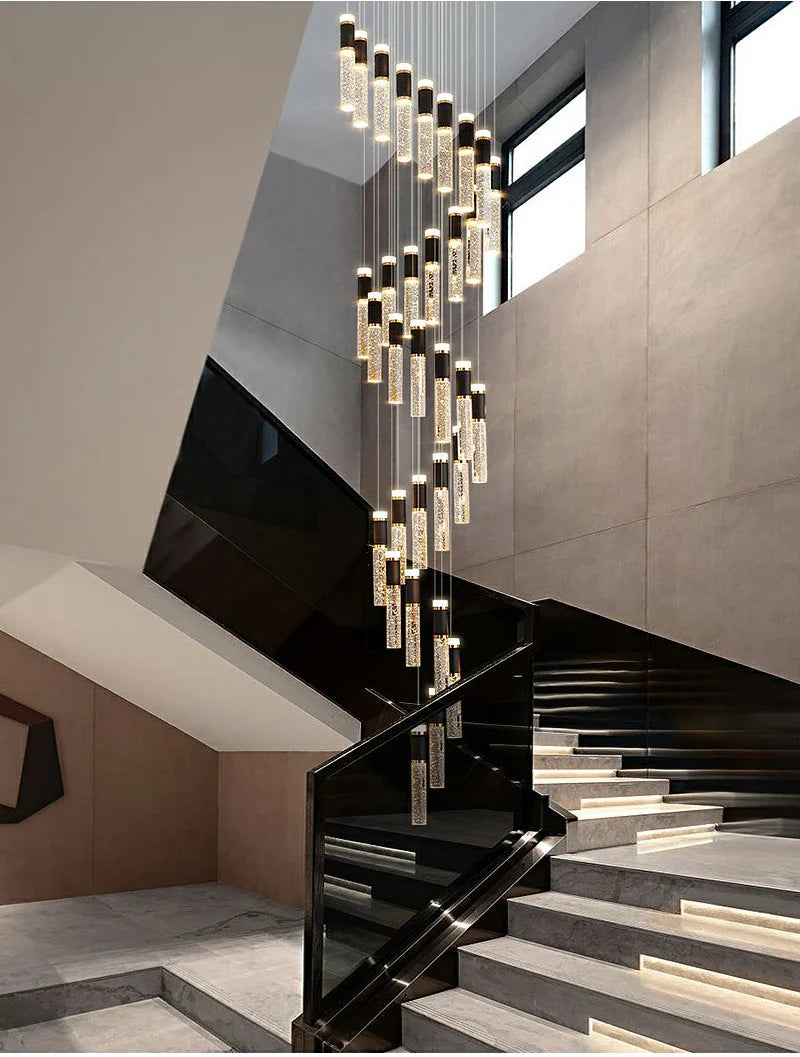 Ylk Spiral Design LED Chandelier