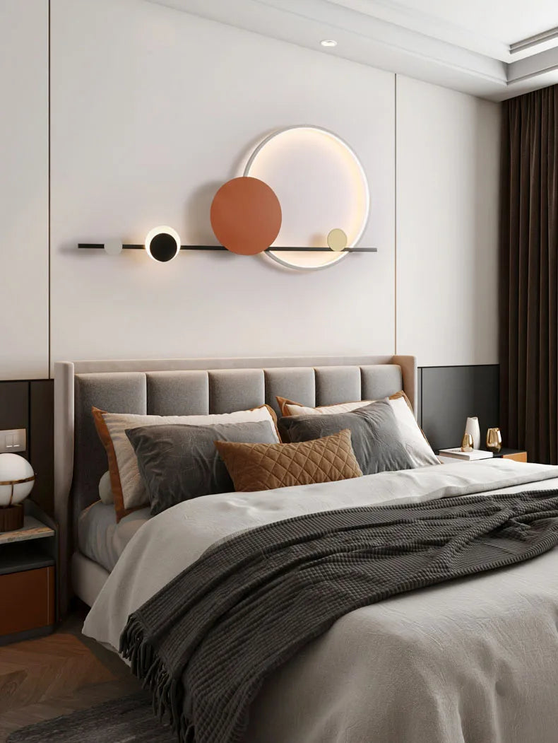 Cerative LED Wall Lights Hotel Lobby Living Room Bedroom Wall Lamps