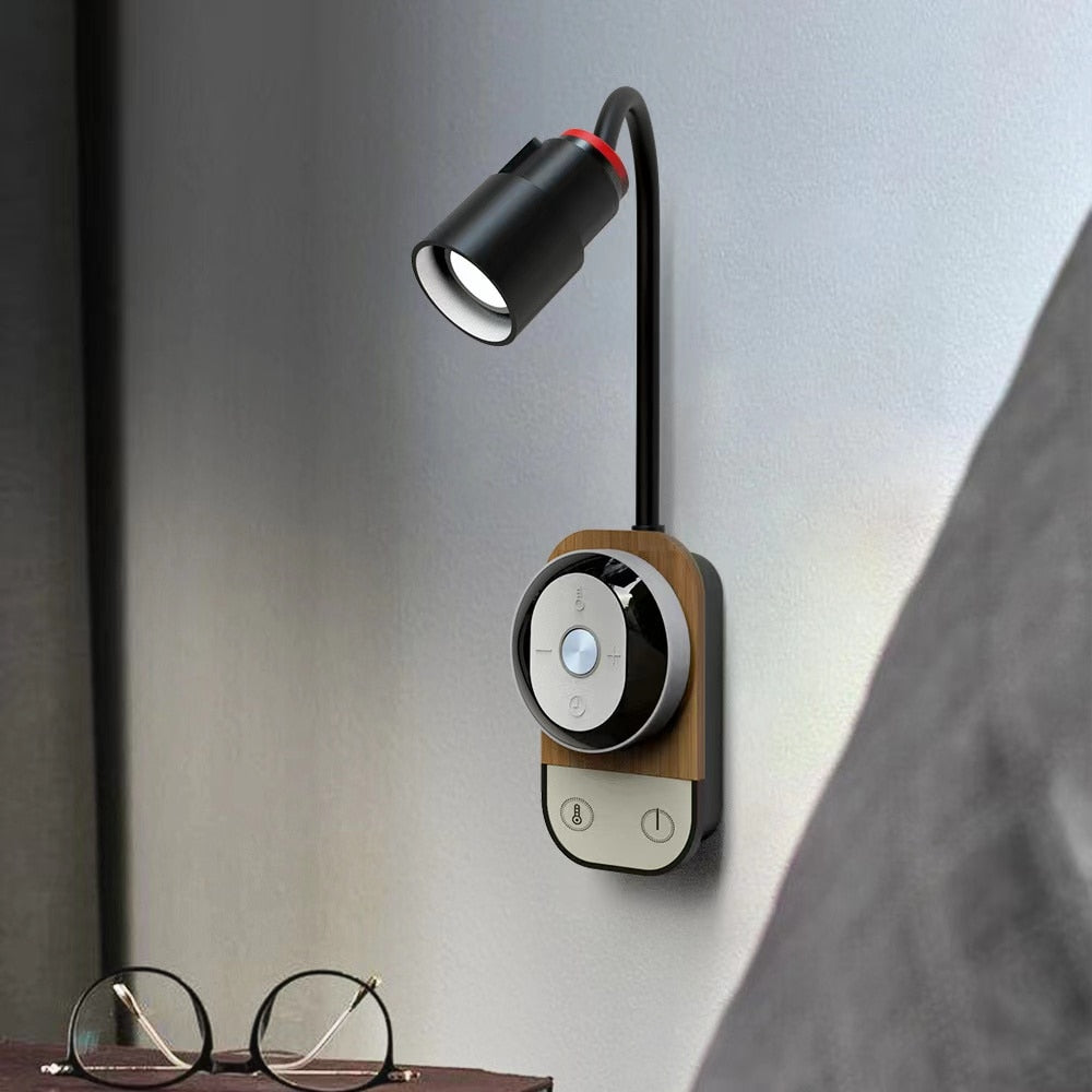 LED Rechargeable Remote Control Light Eye Protection Magnetic Suction