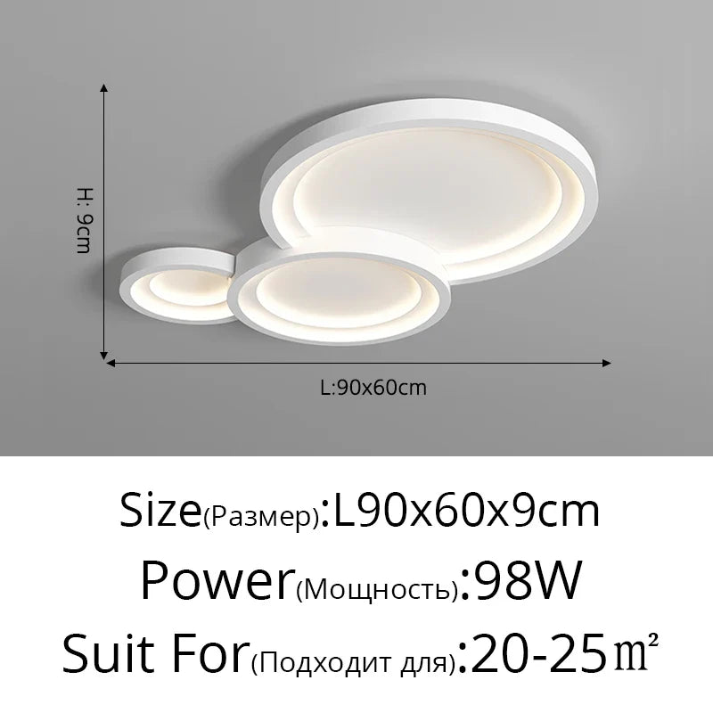 Qiyi Stylish Circle Ceiling Lamp