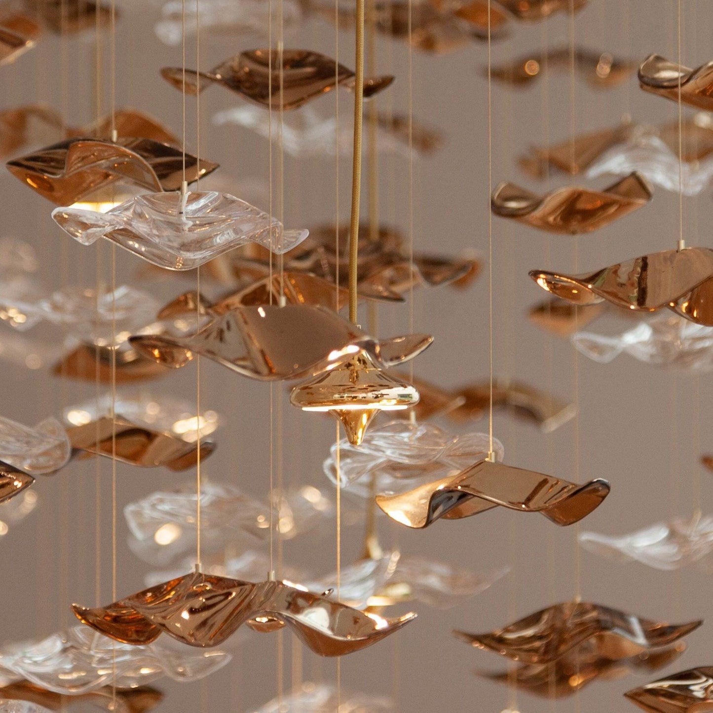 Shahai Chandelier-No Ceiling Plate