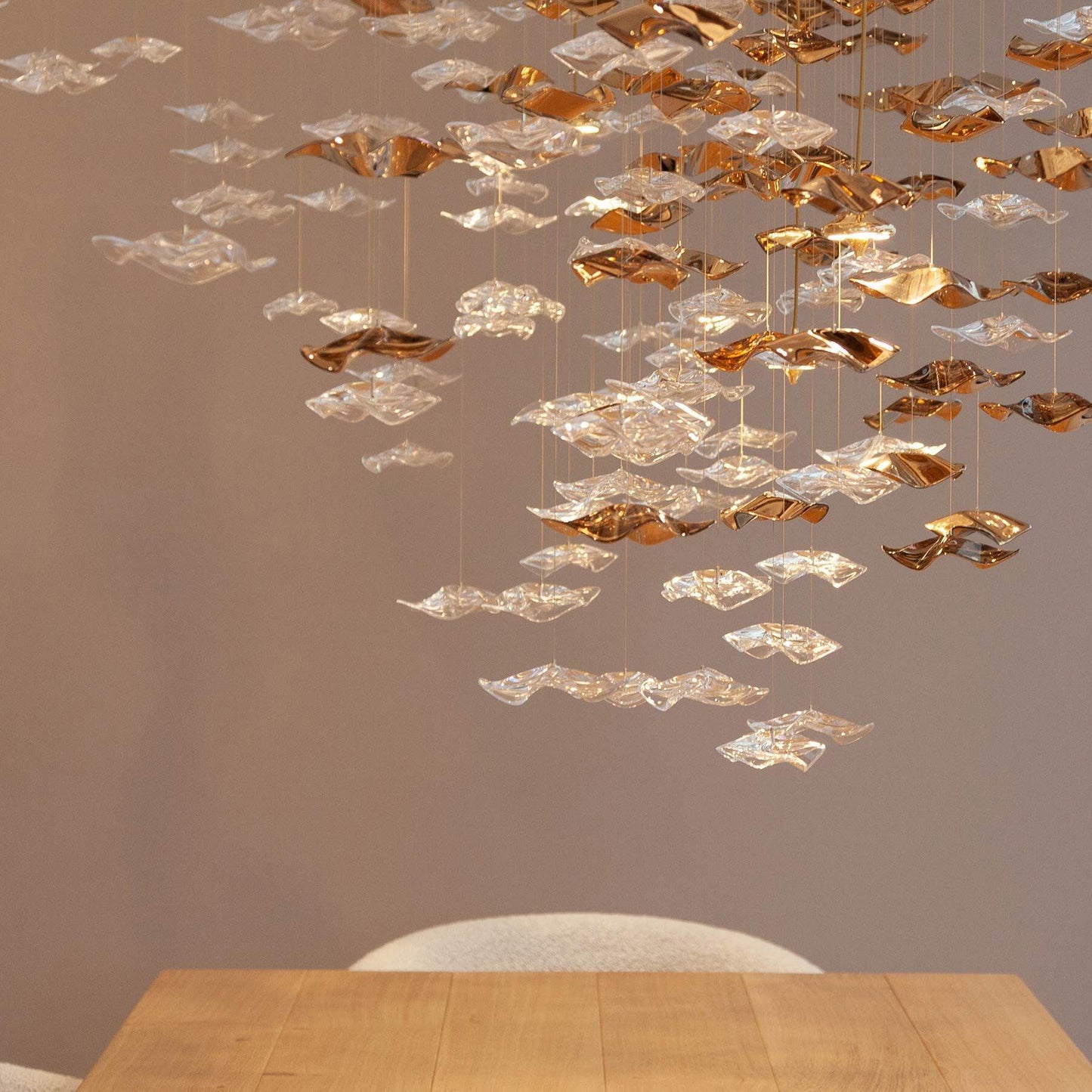 Shahai Chandelier-No Ceiling Plate