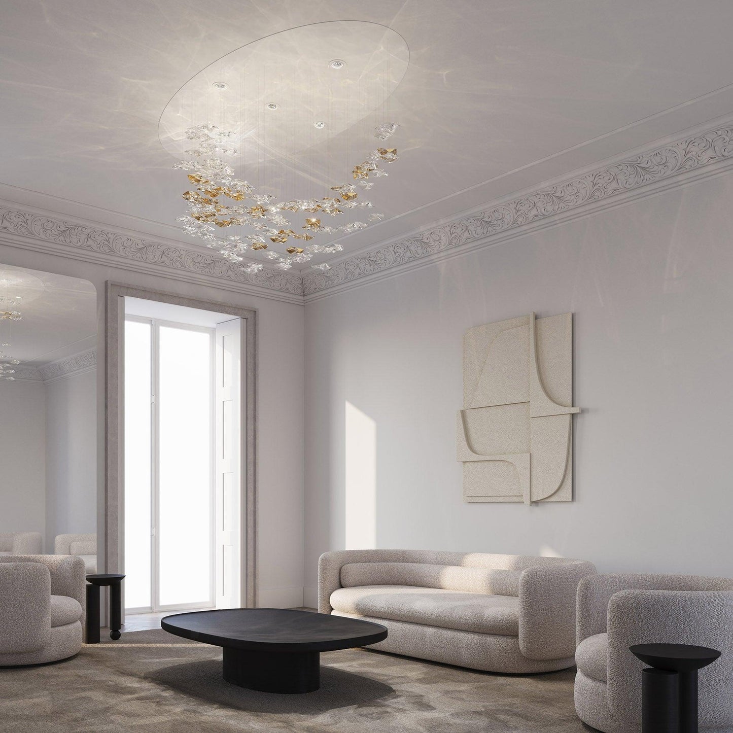 Shahai Chandelier-No Ceiling Plate