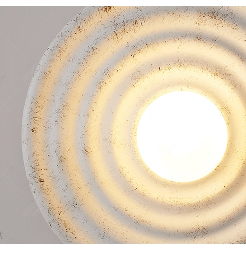 TML Wabi-sabi - Round Circle Wall Lamp Japanese Style