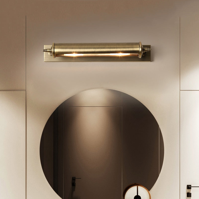 Wcus Vintage Bronze Bathroom Light