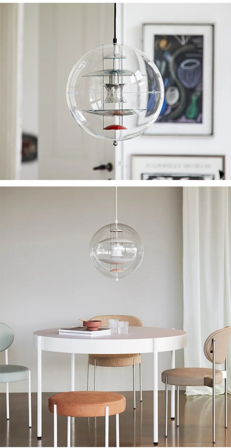 Denmark Nordic Designer Acrylic Planet Pendant Lights