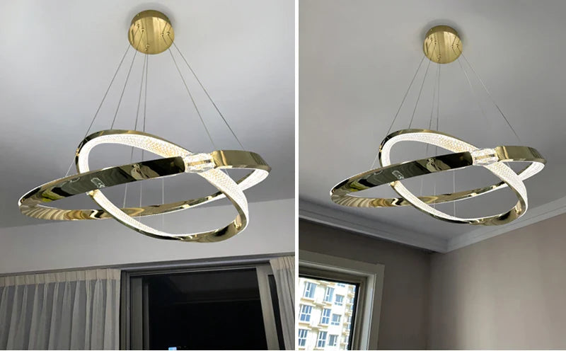 Ylk Bend Style Modern Chandelier