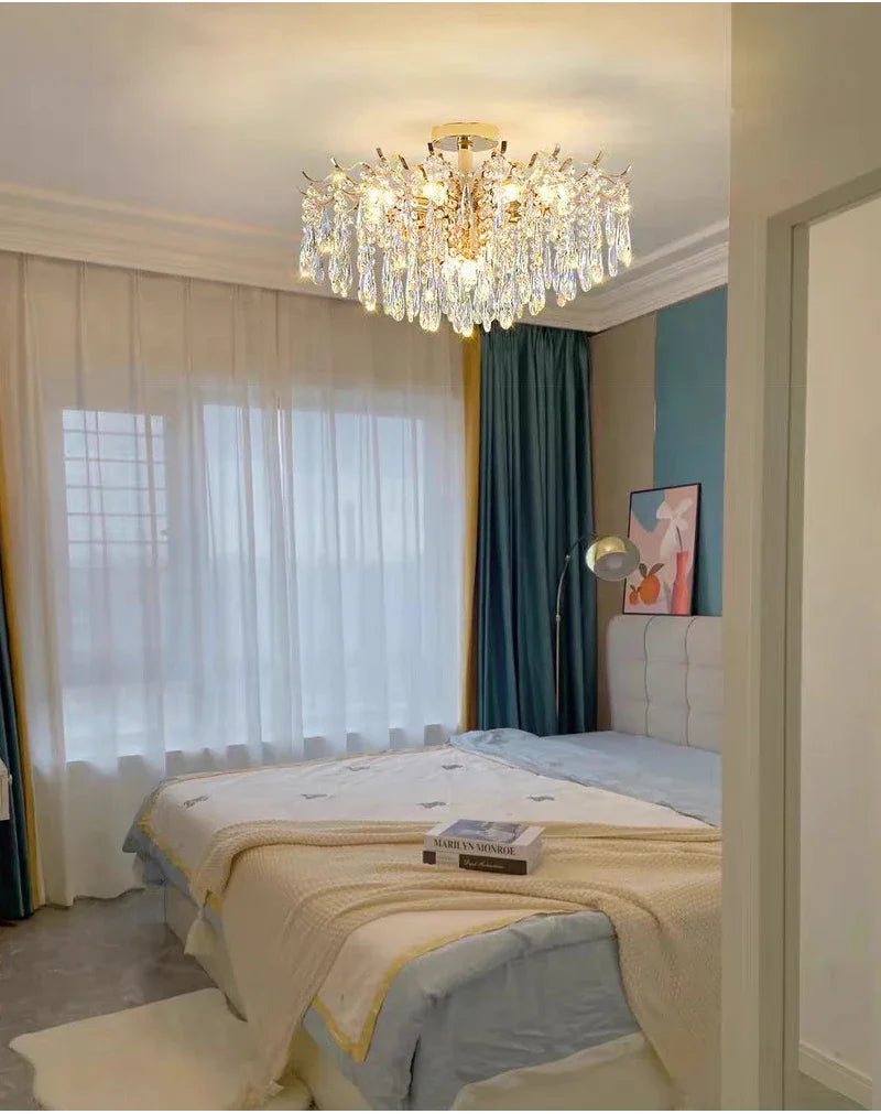 Ylk Jomnas Gold Ceiling Chandelier