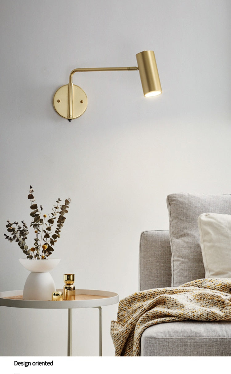 Modern Adjustable Swing Arm Lamp