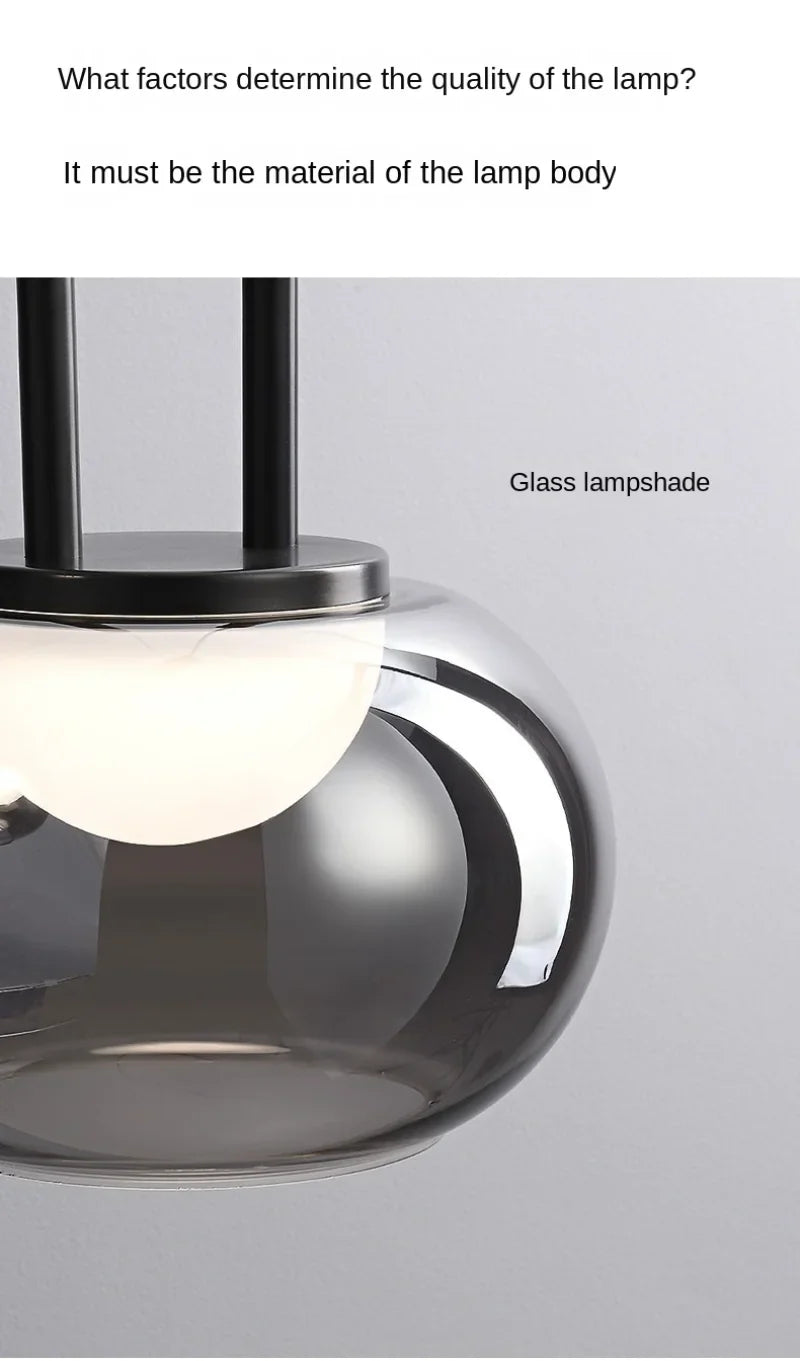 Modern Smoky Gray Pendant Lights