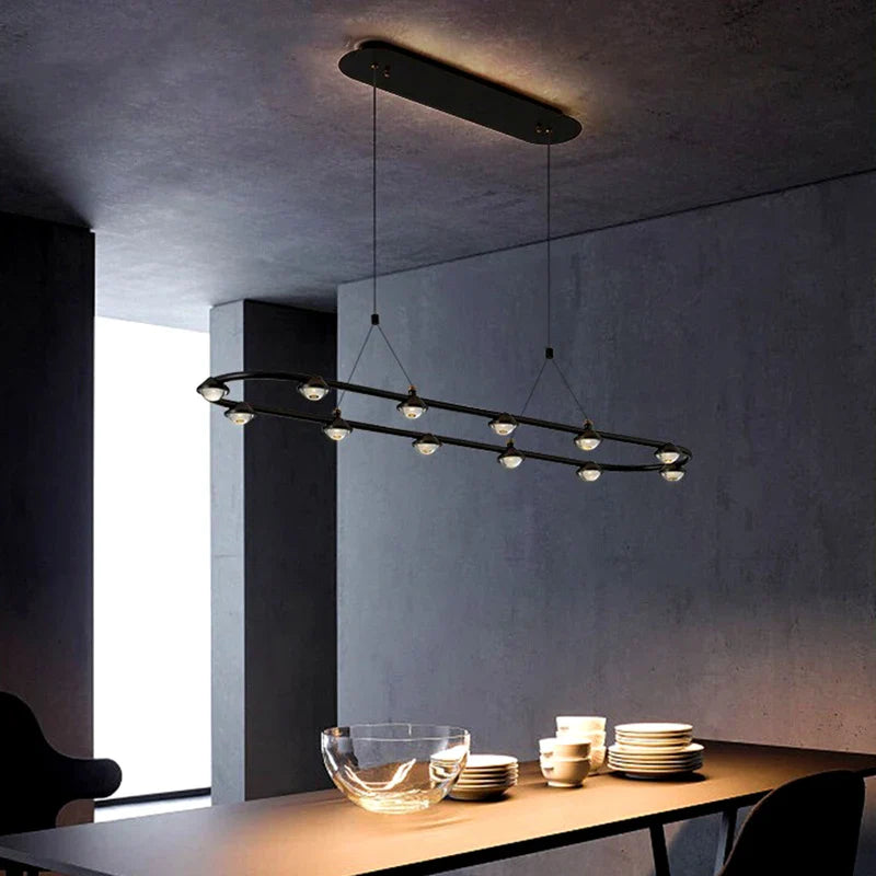 Oval Modern Pendant Lamp Decor