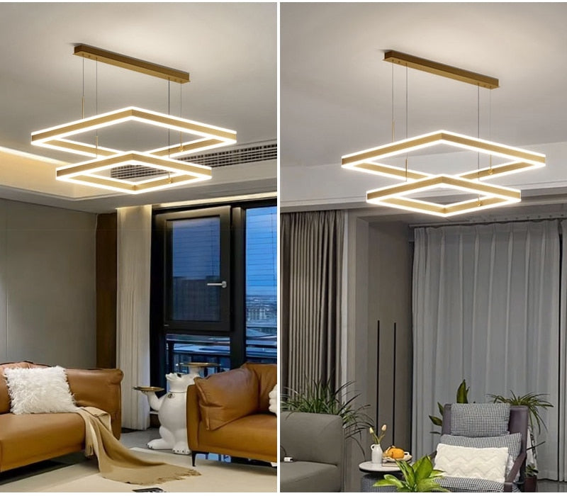 Ylk Kare Modern LED Chandelier