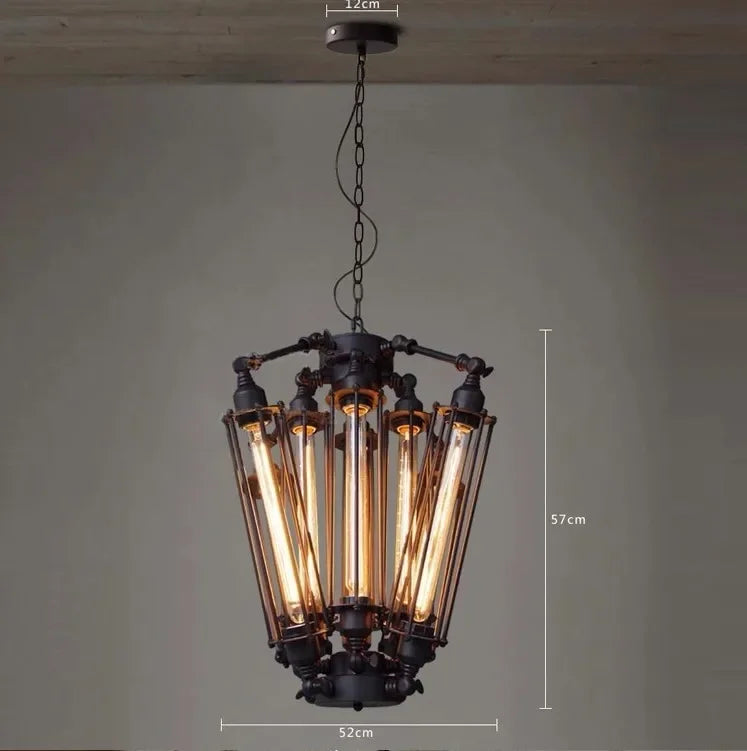 Edison Bulbs Lights Chandeliers Pendant Lamp Art Deco